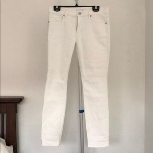 Loft White Modern Skinny Pant